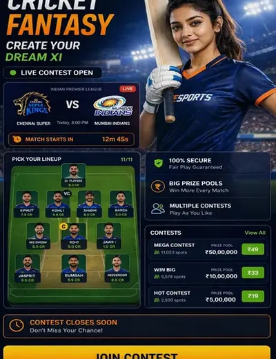 888win14 (888 win 14) fantasy cricket & matchday visual 3